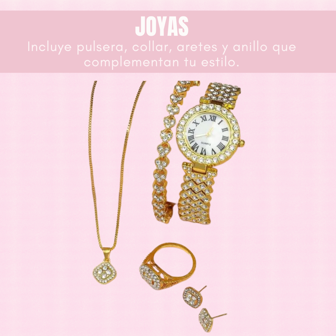 𝗣𝗮𝗰𝗸 𝗦𝗺𝗮𝗿𝘁𝘄𝗮𝘁𝗰𝗵 𝗔𝟱𝟴 𝗣𝗹𝘂𝘀 + 𝗝𝗼𝘆𝗮𝘀 𝗥𝗼𝘀𝗮 𝗚𝗼𝗹𝗱